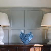 Tidal Bespoke interior design painted wood panelling