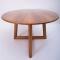 beautiful round hardwood dining table by petrel furniture