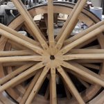 WWI GS wagon wheels built by croford coachbuilders